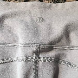 Lululemon grey & aqua leggings